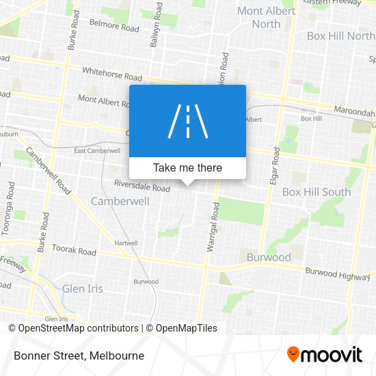 Bonner Street map