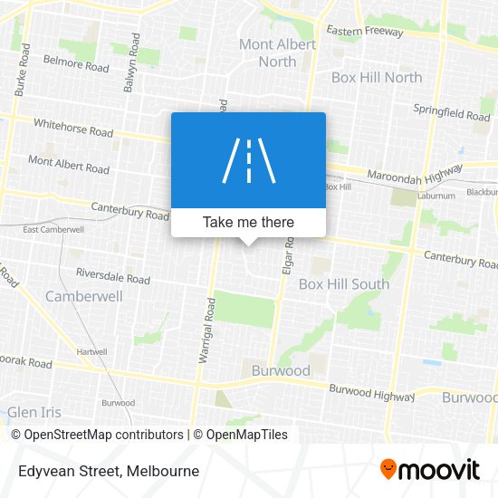 Edyvean Street map
