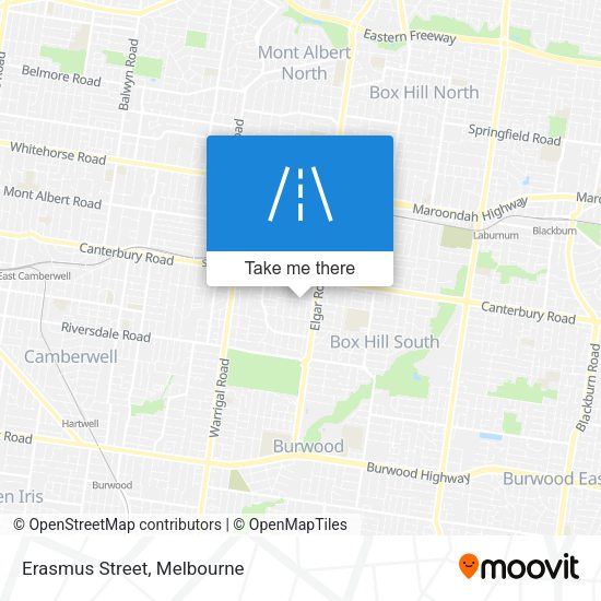Erasmus Street map