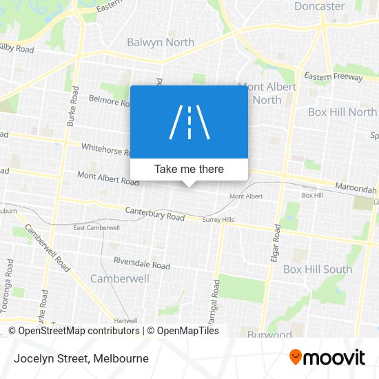 Jocelyn Street map