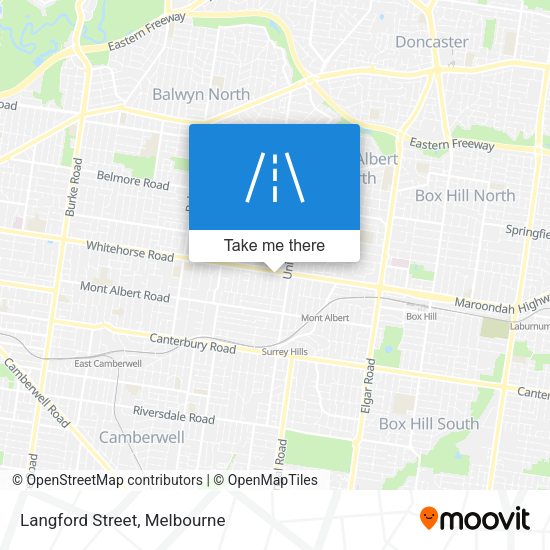 Langford Street map