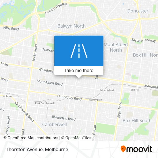 Thornton Avenue map