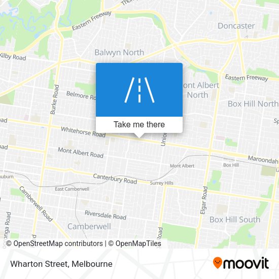 Wharton Street map