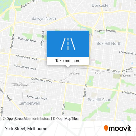 York Street map