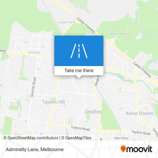 Admiralty Lane map