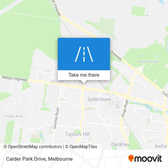 Calder Park Drive map