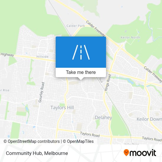 Community Hub map