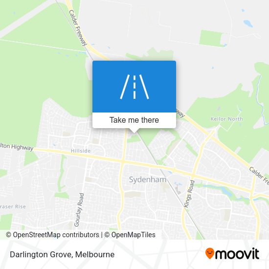 Darlington Grove map