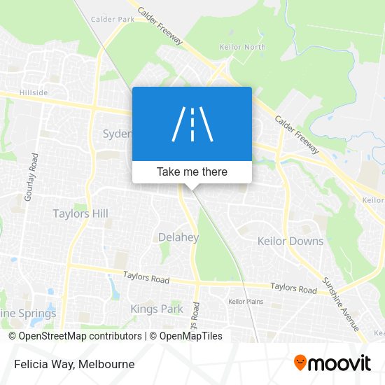 Felicia Way map