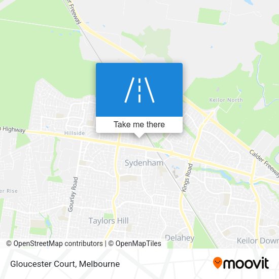 Gloucester Court map