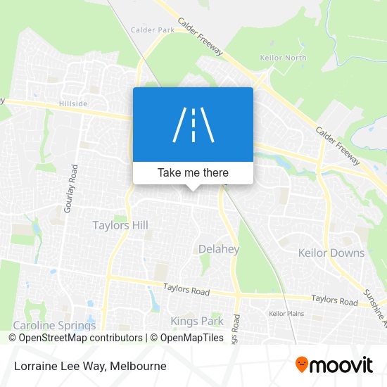 Lorraine Lee Way map