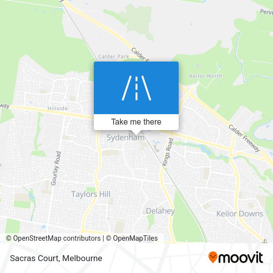 Sacras Court map