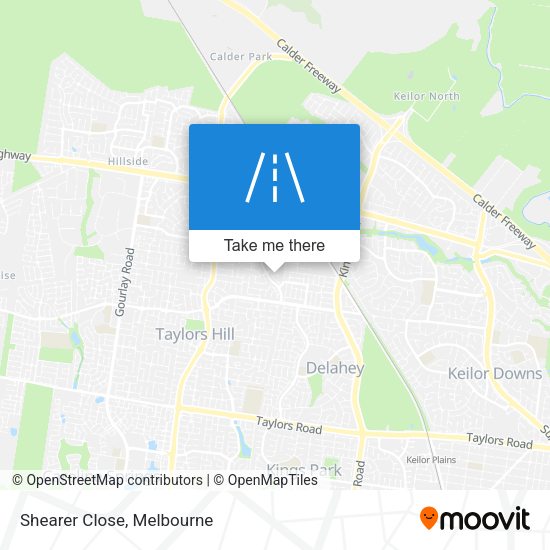 Shearer Close map