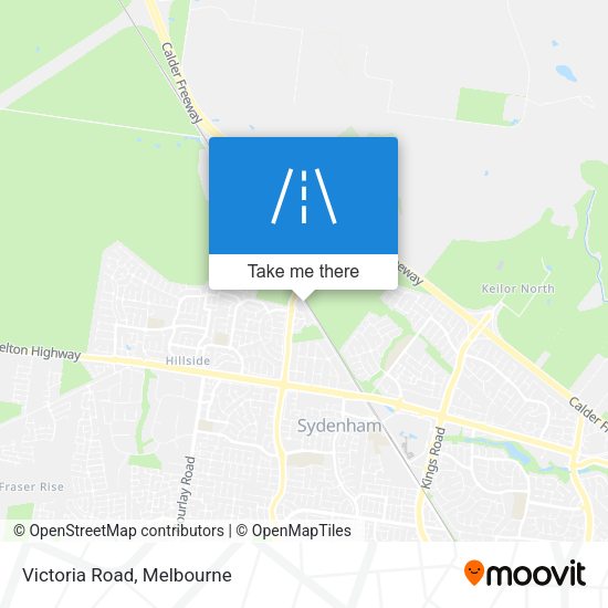 Victoria Road map