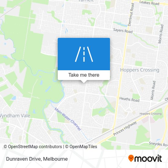 Dunraven Drive map