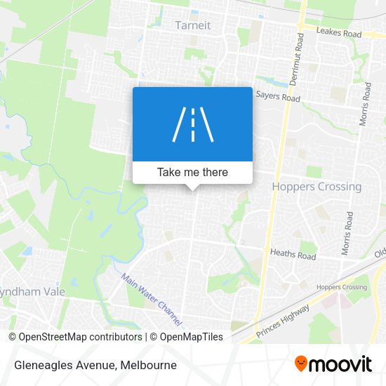 Gleneagles Avenue map