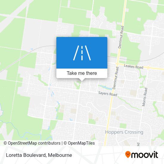 Loretta Boulevard map