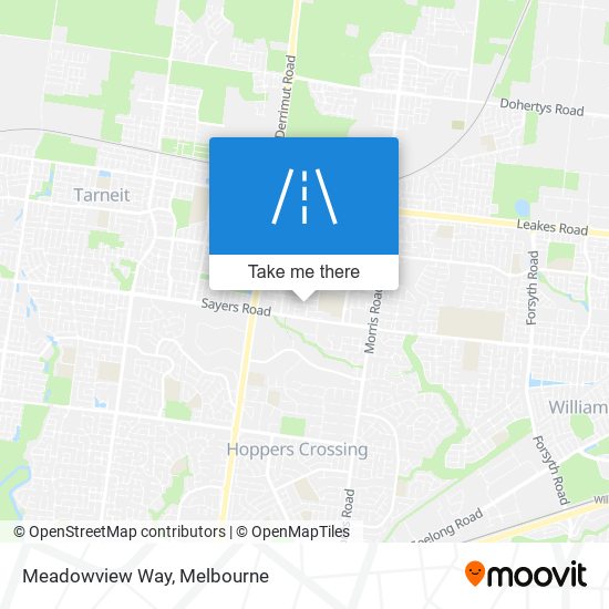 Mapa Meadowview Way