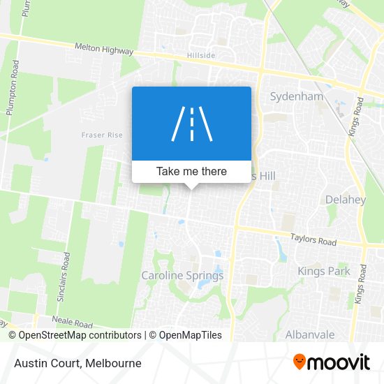 Austin Court map