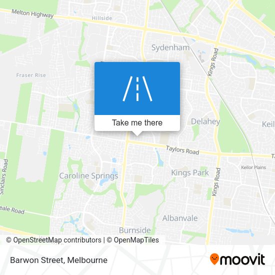 Barwon Street map