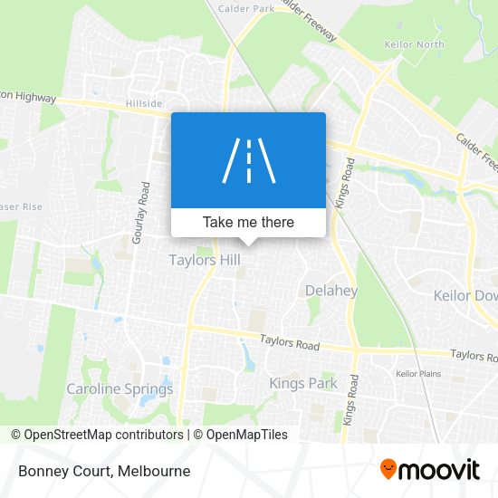 Bonney Court map