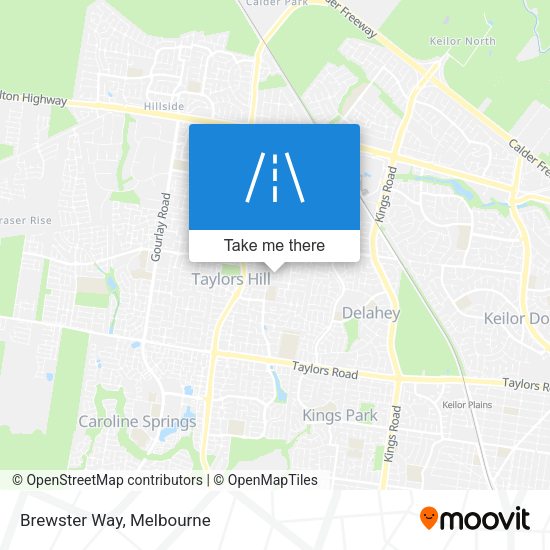 Brewster Way map