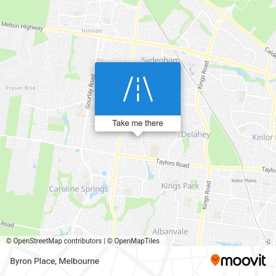 Byron Place map