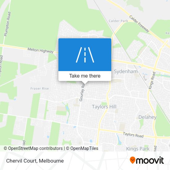 Chervil Court map