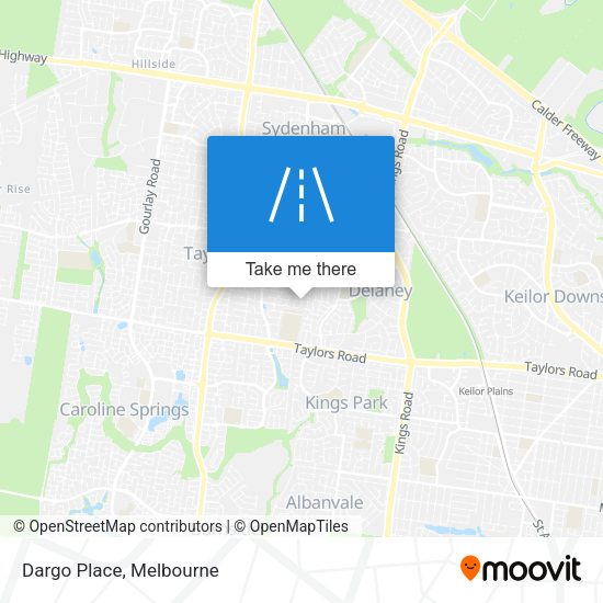 Dargo Place map