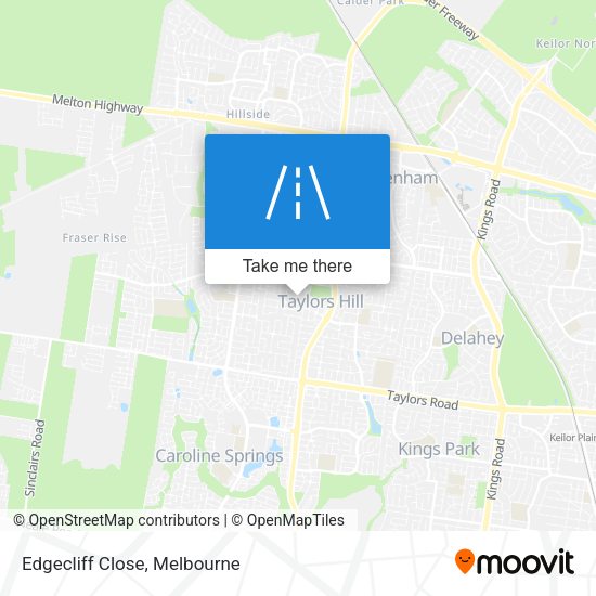 Edgecliff Close map