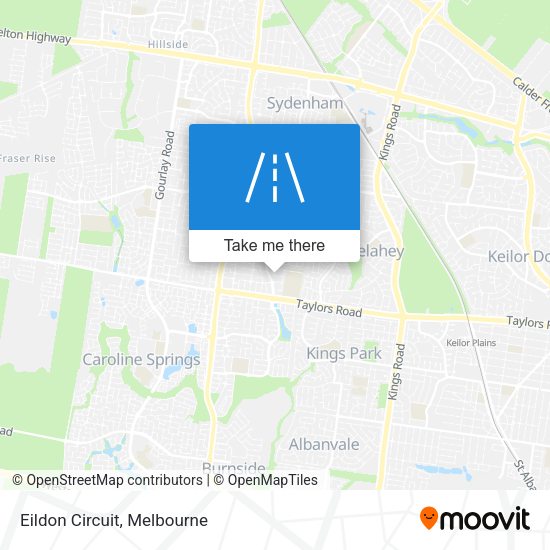 Eildon Circuit map