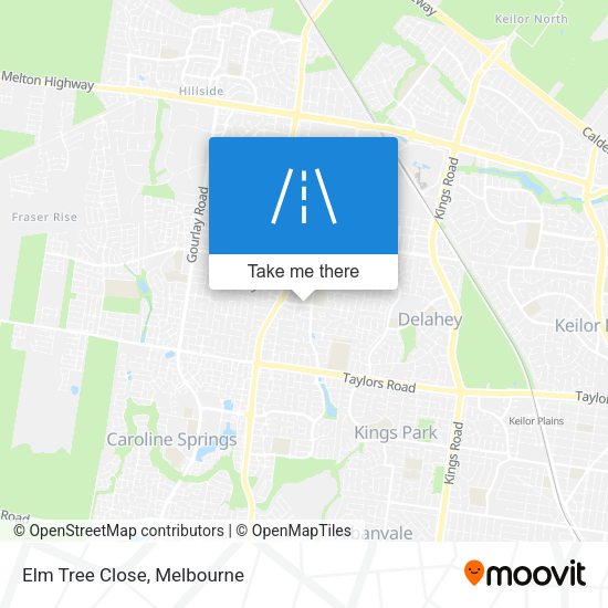 Elm Tree Close map