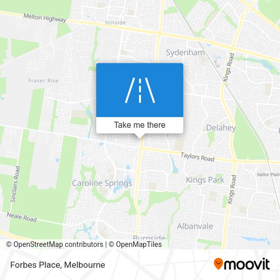 Forbes Place map