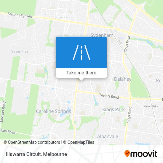 Illawarra Circuit map