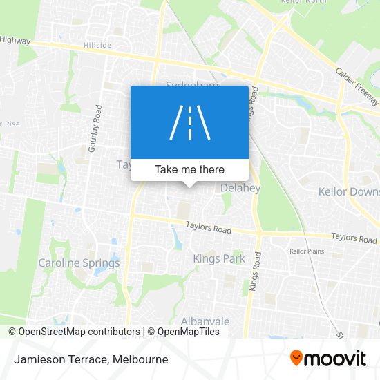 Jamieson Terrace map