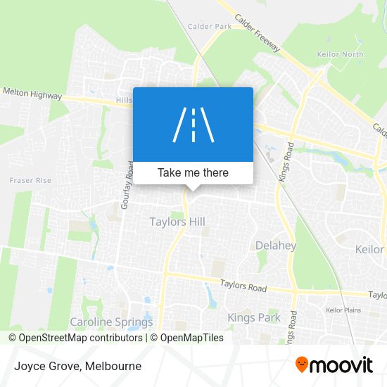 Joyce Grove map