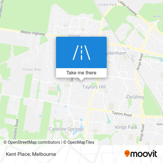Kent Place map