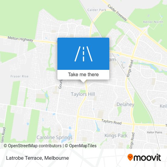 Latrobe Terrace map