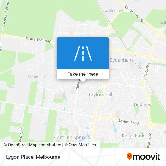 Lygon Place map