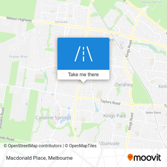 Macdonald Place map