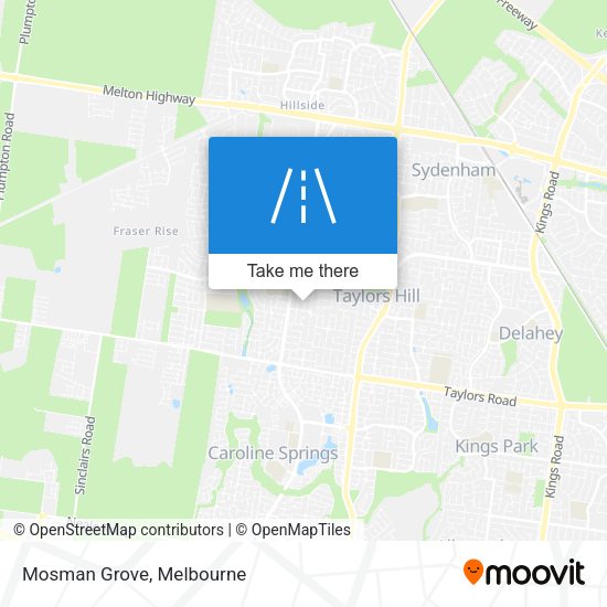 Mosman Grove map