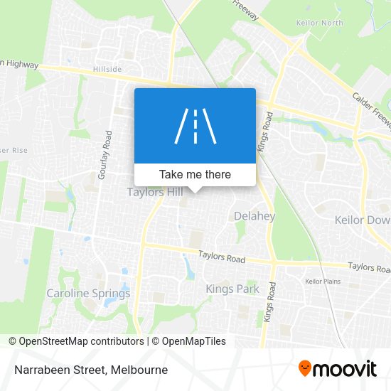 Narrabeen Street map