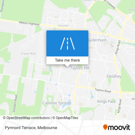 Pyrmont Terrace map