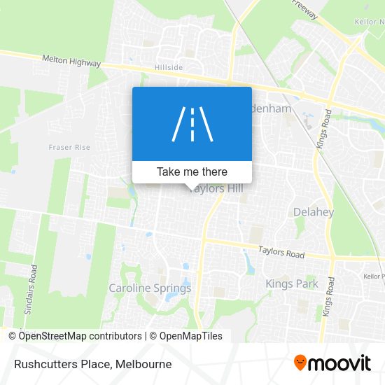 Rushcutters Place map