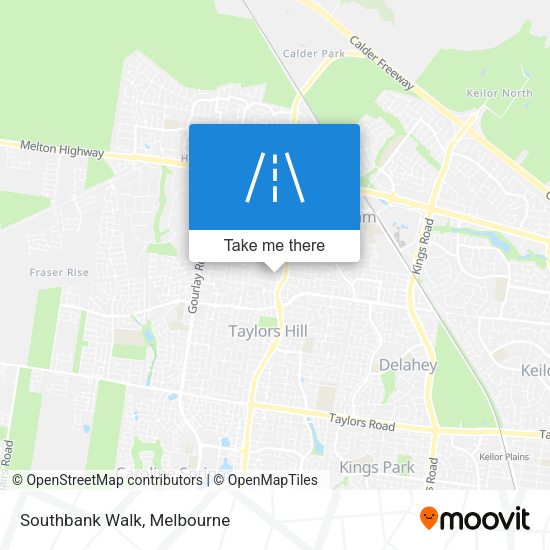Southbank Walk map