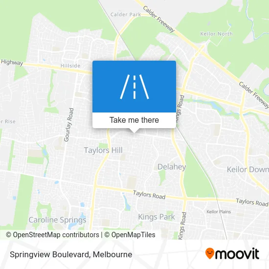 Mapa Springview Boulevard