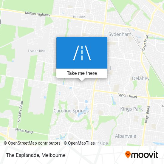 The Esplanade map