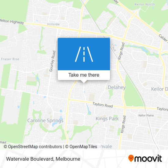 Watervale Boulevard map