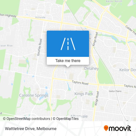 Wattletree Drive map