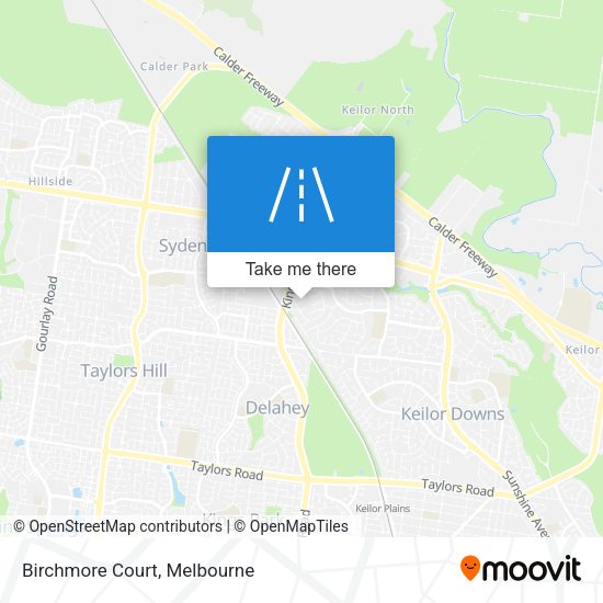 Birchmore Court map